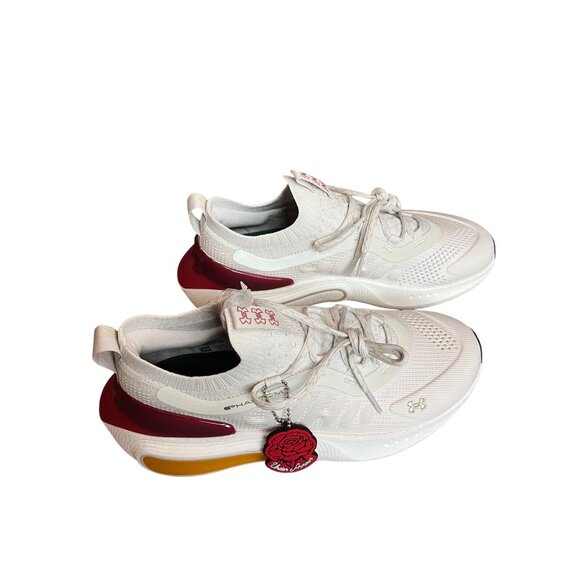 Under Armour HOVR Phantom 3 Running Shoes White/Red Size 10 With Extra Laces - Picture 3 of 10